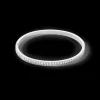 COEUR DE LION Bangle Stainless Steel & Crystals Silver Crystal 19