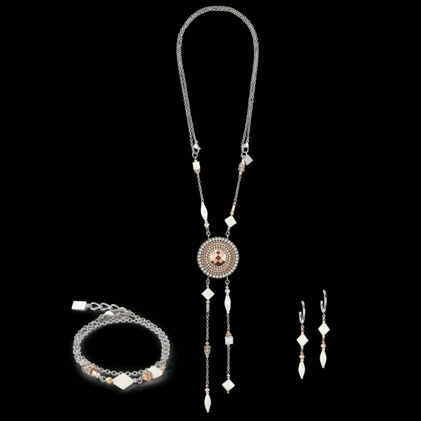 COEUR DE LION Boho Amulet Earrings Nature