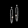 COEUR DE LION Boho Earrings Freshwater Pearls Silver & Multicolour
