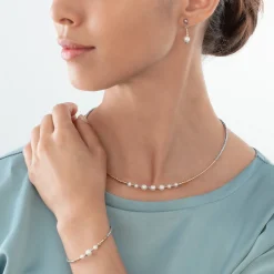 COEUR DE LION Bracelet Classic Princess Freshwater Pearls Bicolour