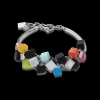 COEUR DE LION Bracelet Crystals & Onyx Multicolour Black