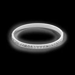 COEUR DE LION Bracelet Stainless Steel & Crystals Silver Crystal 17