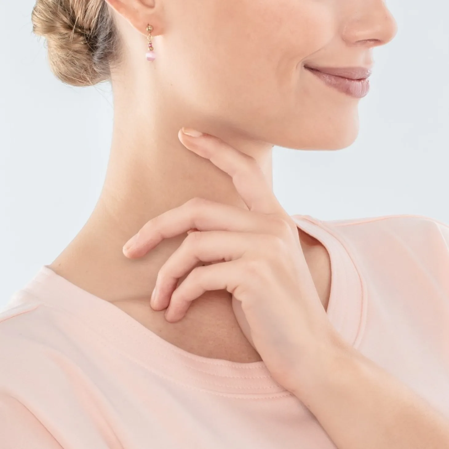 COEUR DE LION Candy Spheres Earrings Pink