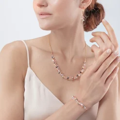 COEUR DE LION Dancing Crystals Bracelet Gold Light Rose