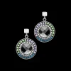 COEUR DE LION Earrings Amulet Statement Dark Green
