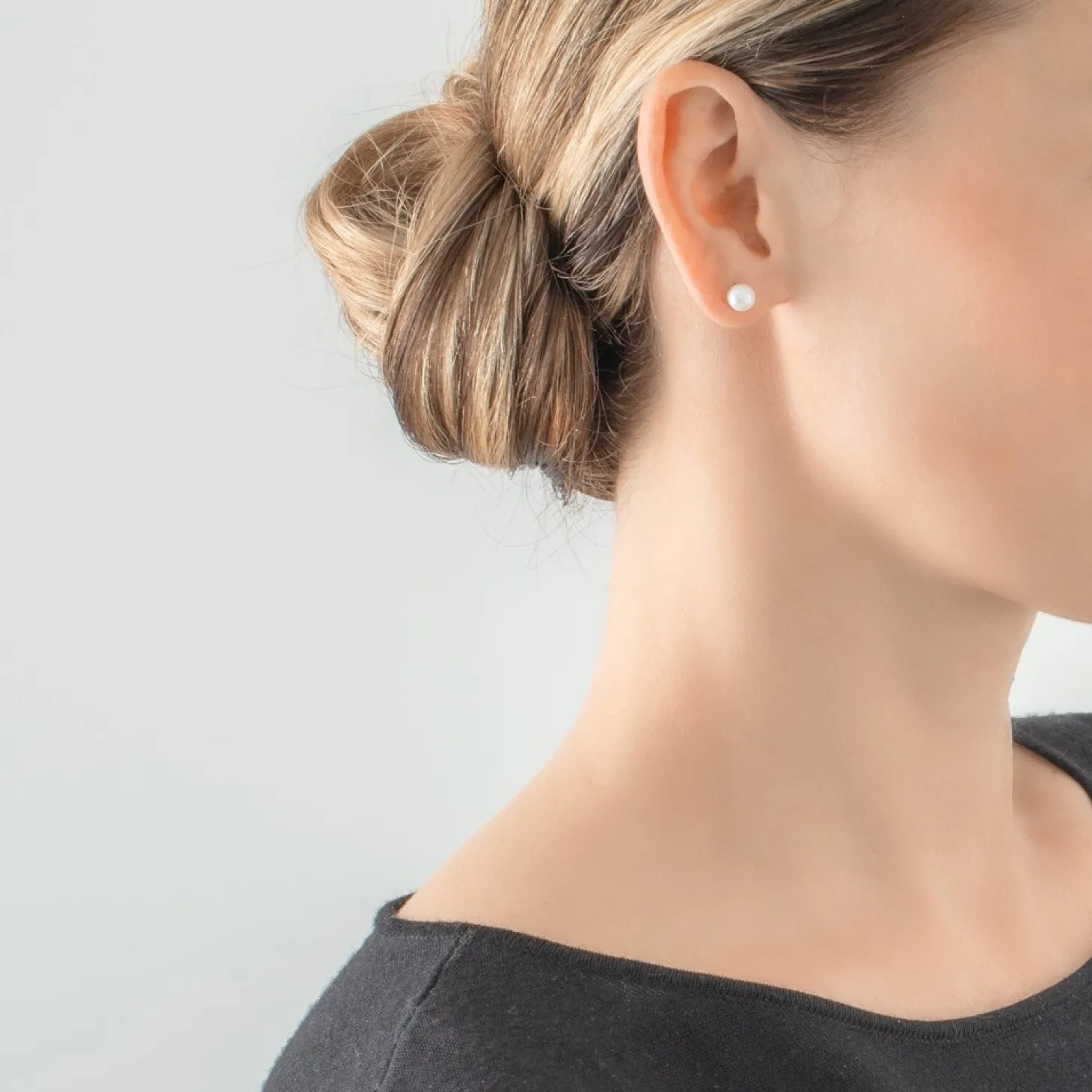 COEUR DE LION Earrings Classic Freshwater Pearl Silver