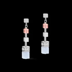 COEUR DE LION Earrings Geocube® Multitask Summer Multi Pastel-Silver