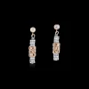COEUR DE LION Earrings Haematite & Rhinestone Crystal