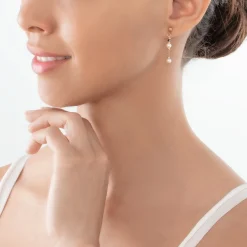 COEUR DE LION Earrings Modern Princess Freshwater Pearls Gold