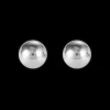 COEUR DE LION Earrings Stainless Steel Ball Small Silver