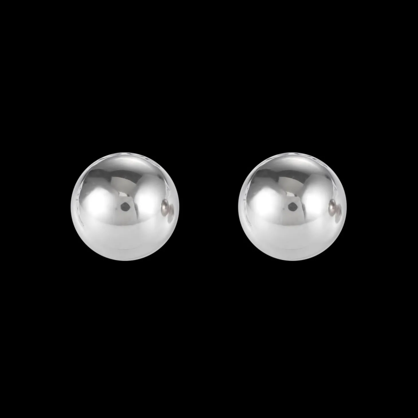 COEUR DE LION Earrings Stainless Steel Ball Small Silver