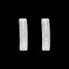 COEUR DE LION Earrings Stainless Steel & Crystals Pave Strip Crystal