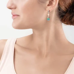 COEUR DE LION Geocube® Candy Earrings Multicolour Spring