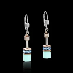 COEUR DE LION Geocube® Earrings Aqua