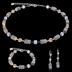 COEUR DE LION Geocube® Earrings Ice Blue