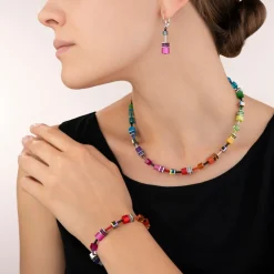 COEUR DE LION Geocube® Earrings Pink