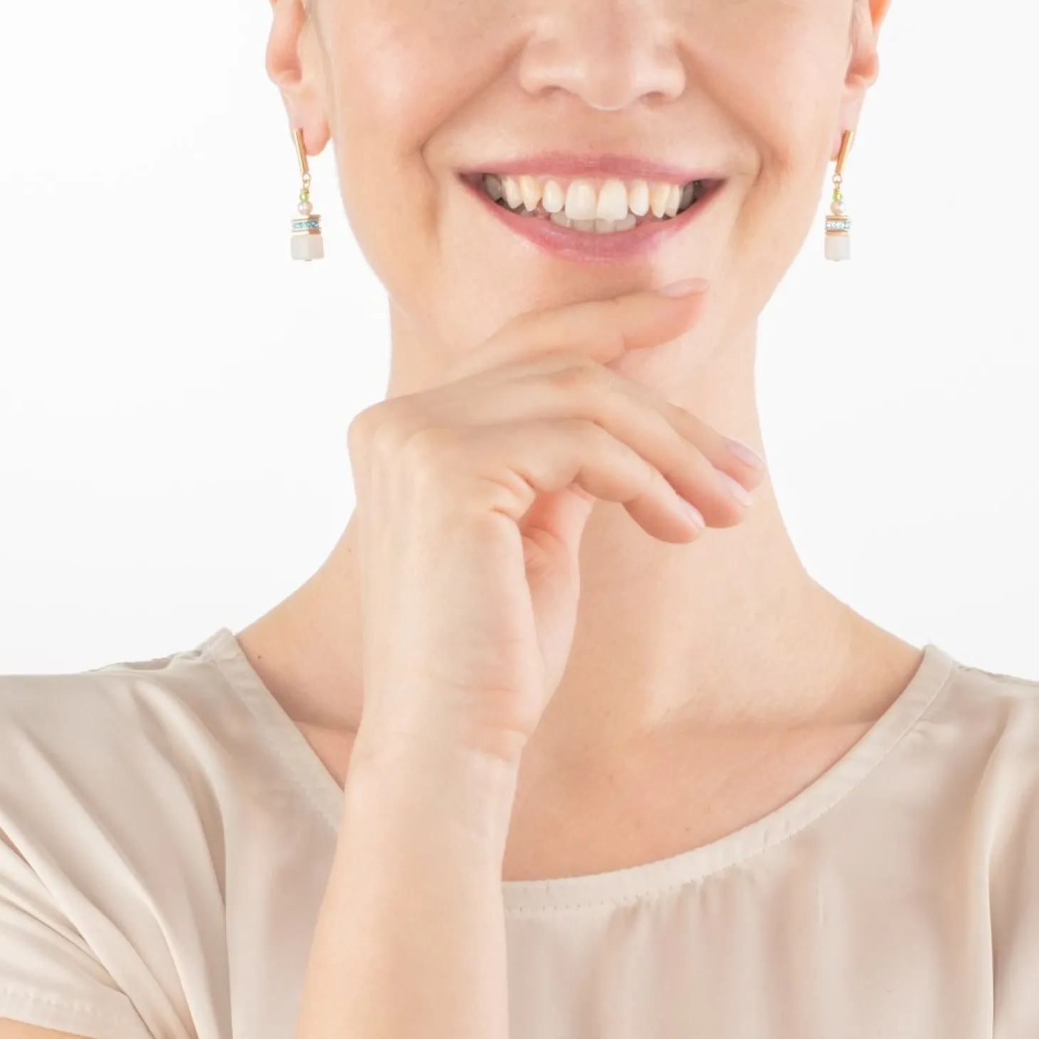 COEUR DE LION Geocube® Fusion Festive Earrings Multicolour