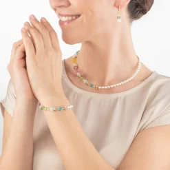 COEUR DE LION Geocube® Fusion Festive Necklace Multicolour