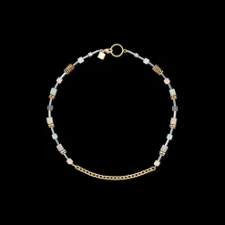 COEUR DE LION Geocube® Iconic Boho Necklace Gold-Multicolour