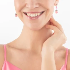 COEUR DE LION Geocube® Iconic Earrings Viva Magenta