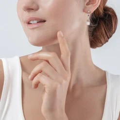 COEUR DE LION Geocube® Iconic Monochrome Earrings Peach