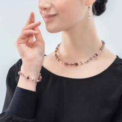 COEUR DE LION Geocube® Iconic Monochrome Necklace Lilac