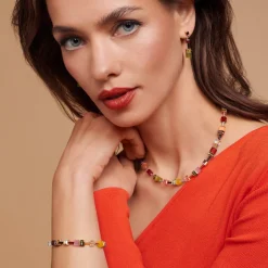 COEUR DE LION Geocube® Iconic Multicolour Indian Summer Necklace