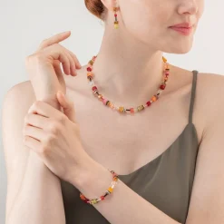 COEUR DE LION Geocube® Iconic Multicolour Indian Summer Bracelet