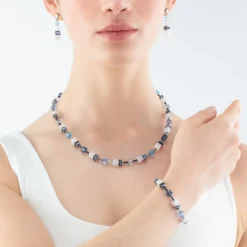COEUR DE LION Geocube® Iconic Nature Bracelet Blue White