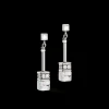 COEUR DE LION Geocube® Iconic Nature Chain Earrings White