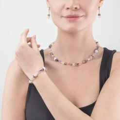 COEUR DE LION Geocube® Iconic Precious Bracelet Lilac-Blue