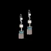 COEUR DE LION Geocube® Iconic Statement Precious Earrings Aqua-Beige