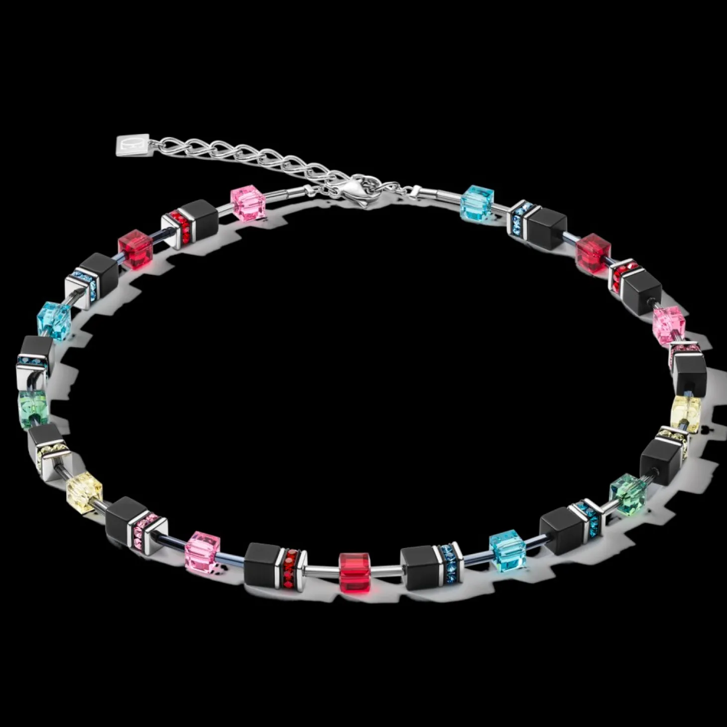COEUR DE LION Geocube® Necklace Onyx Multicolour Pop Art
