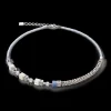 COEUR DE LION Geocube® Precious Fusion Chunky Chain Necklace Light Blue