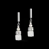 COEUR DE LION Geocube® Precious Fusion Pearls Earrings White