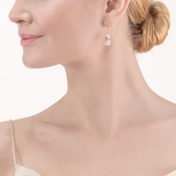 COEUR DE LION Geocube® Precious Fusion Pearls Earrings Multicolour Pastel
