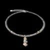 COEUR DE LION Necklace Brilliant Square Trilogy Interchangeable Pendant Tricolor
