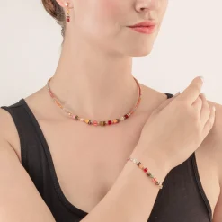 COEUR DE LION Necklace Cube Story Sparkling Indian Summer