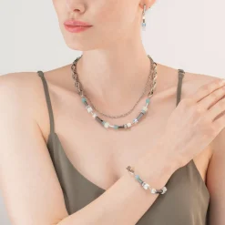 COEUR DE LION Necklace Shape-Mix Multiwear Mint Green