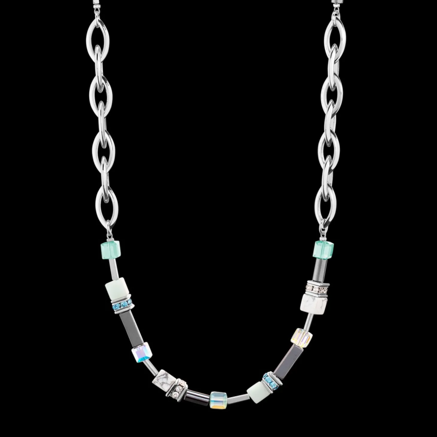 COEUR DE LION Necklace Shape-Mix Multiwear Mint Green