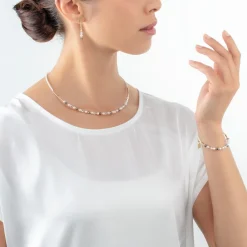 COEUR DE LION Princess Pearls Bracelet Grey-Crystal