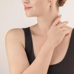 COEUR DE LION Princess Precious Earrings Black-Grey