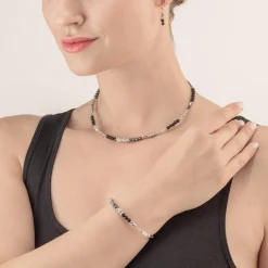 COEUR DE LION Princess Precious Necklace Black-Grey