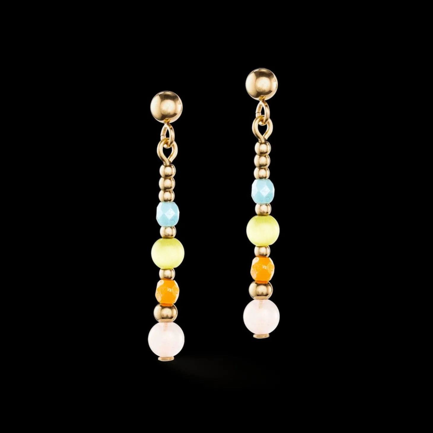 COEUR DE LION Princess Spheres Earrings Multicolour Pastel