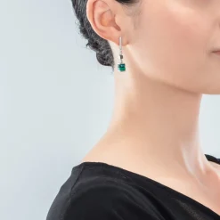 COEUR DE LION Sparkling Classic Update Earrings Green
