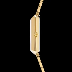 COEUR DE LION Watch Iconic Square Glamorous Green Stainless Steel Gold
