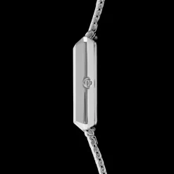 COEUR DE LION Watch Iconic Square Graphite Sunray Milanese Stainless Steel