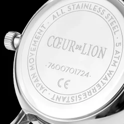 COEUR DE LION Watch Round Cool Grey Milanese Stainless Steel