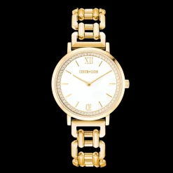 COEUR DE LION Watch Round Sparkling Mother-Of-Pearl Statement
