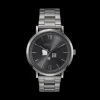 COEUR DE LION Watch Round Statement Unisex Anthracite Sunray Stainless Steel Light Gun Metal